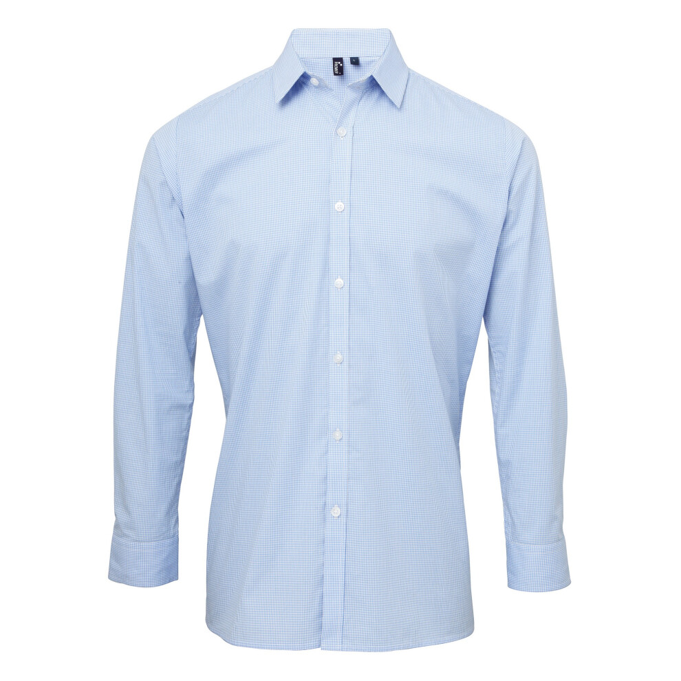 Microcheck Long Sleeve Shirt