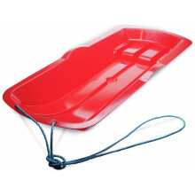 92cm Large Snow Sledge With Rope Toboggan Ski Board Sliding Sled Red Kids Play