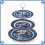 Blue Willow 3-Tier Cake Stand Dessert Display Ceramic Tableware Antique Oriental 1