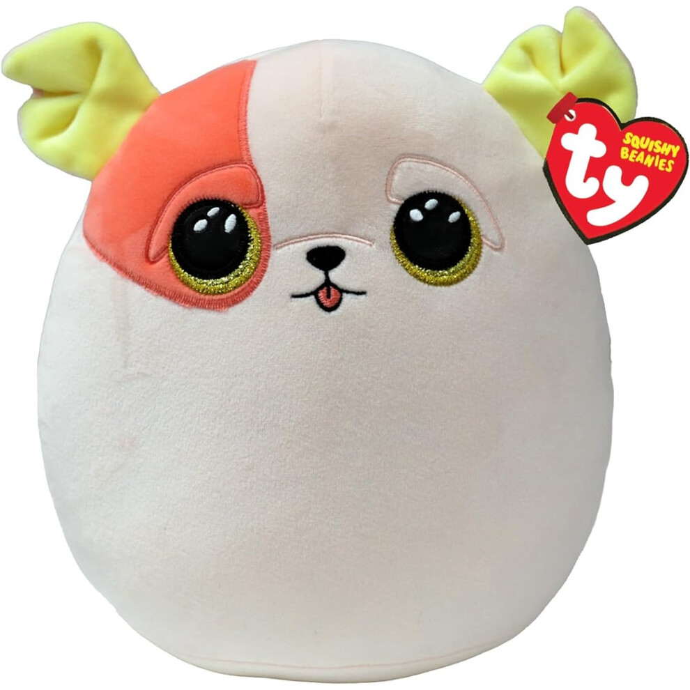 Ty Squishy Beanies Patch The Pug 14"