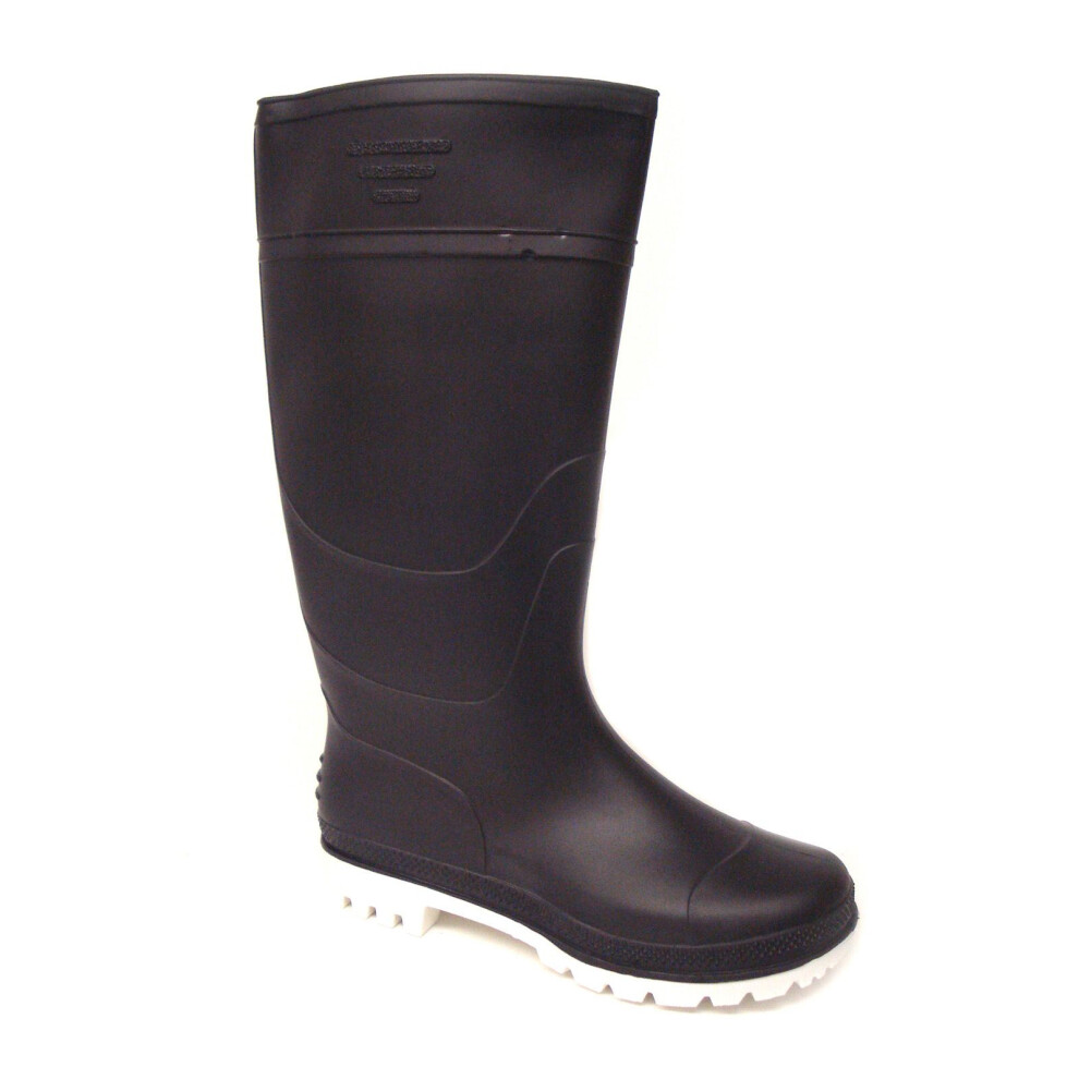 (6 (Adults')) Ladies Navy Long Leg Wellington Boots/Wellies UK Size