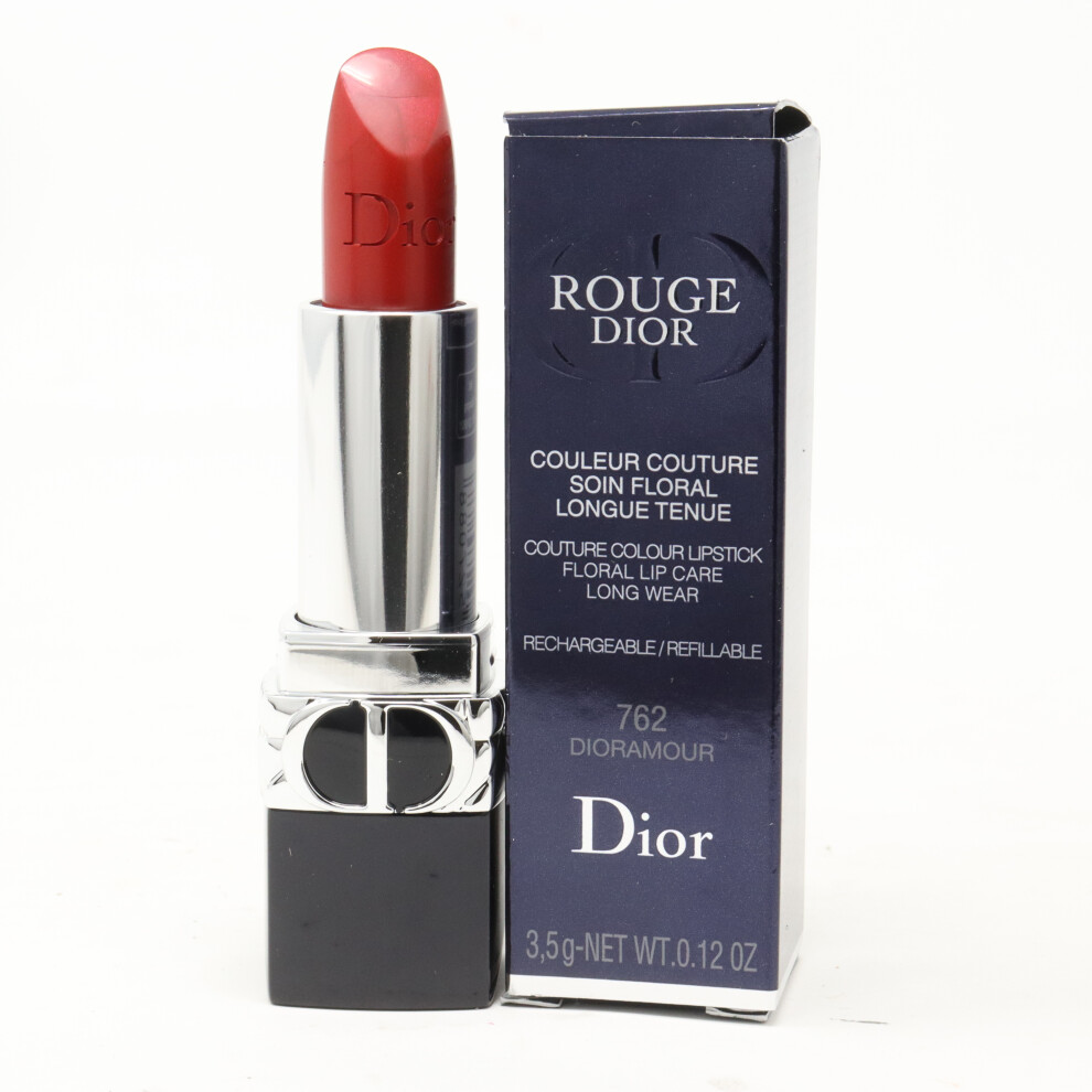 (762 Diorama (Metallic)) Dior Rouge Dior Lipstick  0.12oz/3.5g New With Box