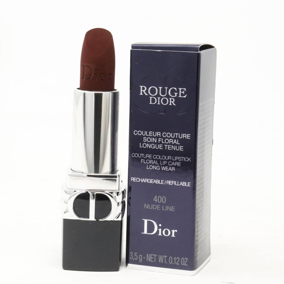 (400 Nude Line (Velvet)) Dior Rouge Dior Lipstick  0.12oz/3.5g New With Box