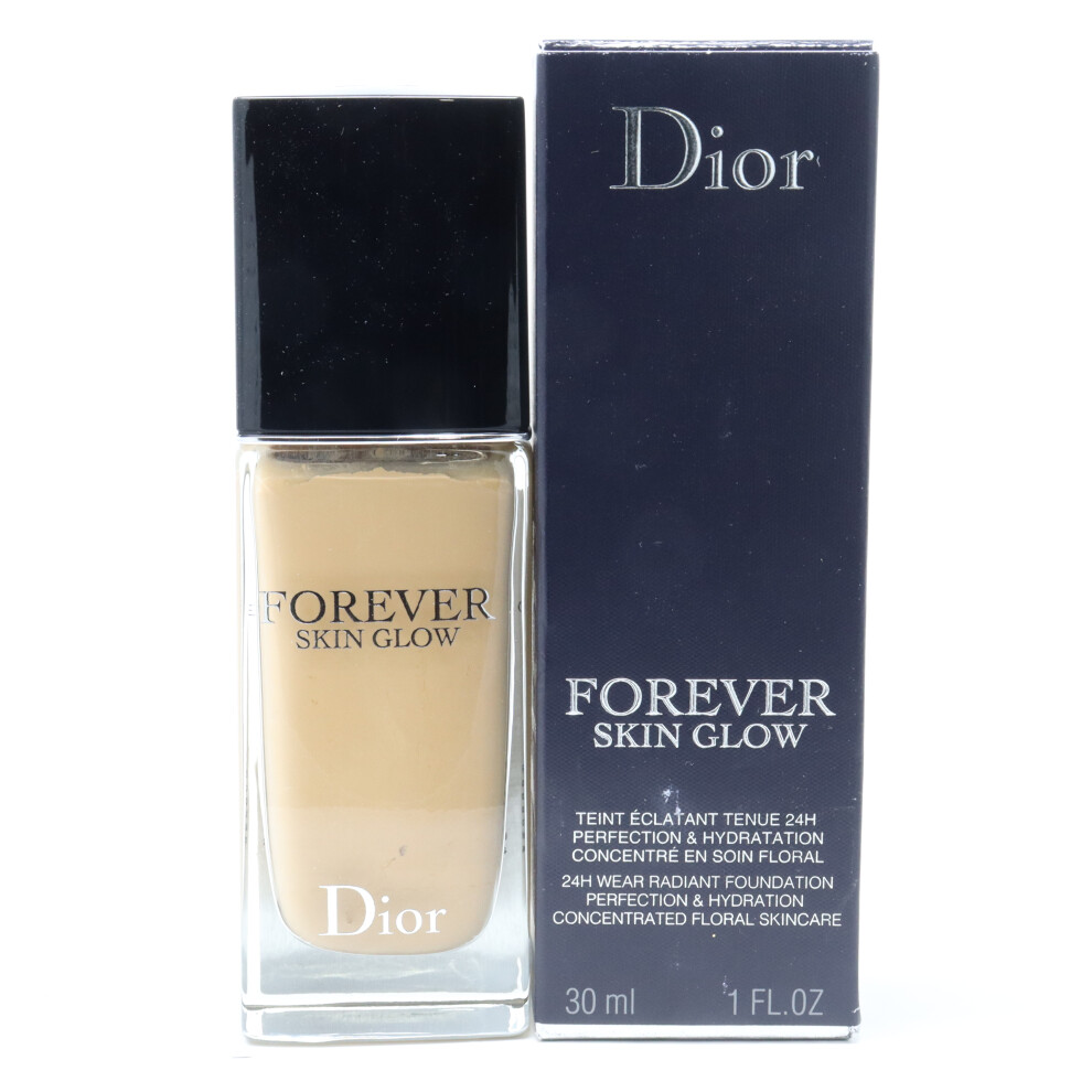 (3W0 Warm Olive / Glow) Dior Forever Skin Glow 24H Foundation 1.0oz New With Box