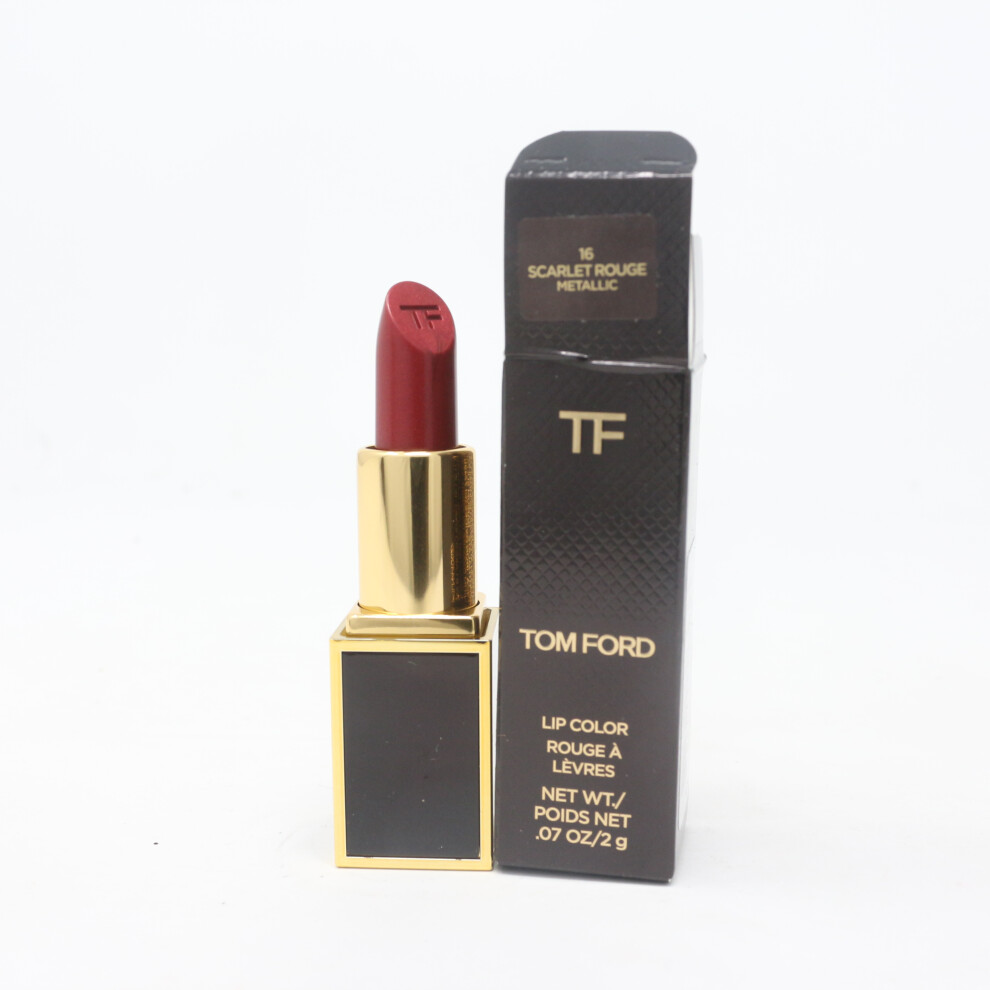 (16 Scarlet Rouge Metallic) Tom Ford 'Lip Color' Rouge a Levres 0.07oz/2g New In Box