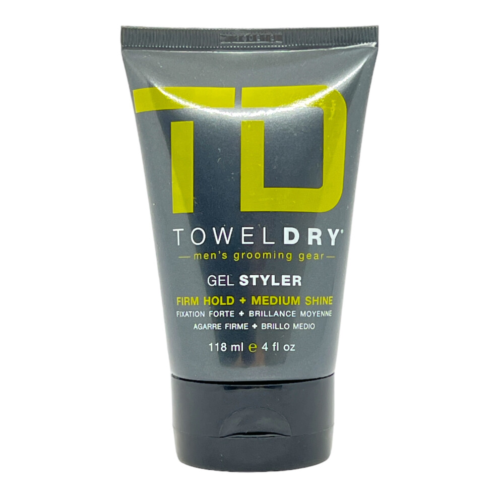 TowelDry Gel Styler Firm Hold + Medium Shine 4 Oz