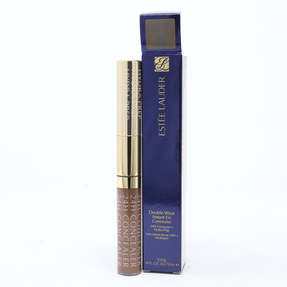 (7C Ultra Deep) Estee Lauder Double Wear Instant Fix Concealer  0.41oz/12ml New With Box