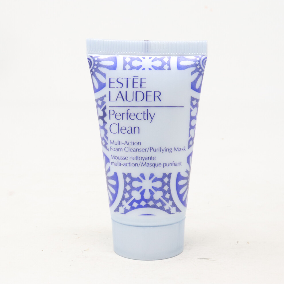 Estee Lauder Perfectly Clean Multi-Action Foam Cleanser  1.0oz/30ml New