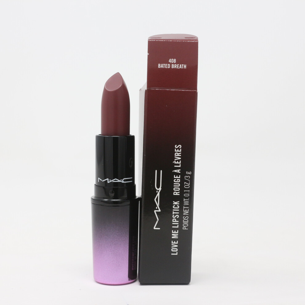 (Bated Breath) Mac Love Me Lipstick  0.1oz/3g New With Box