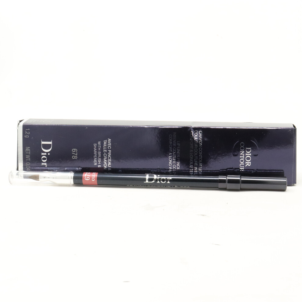 (678 Culte) Dior Contour Lip Liner Pencil  0.04oz/1.2g New With Box