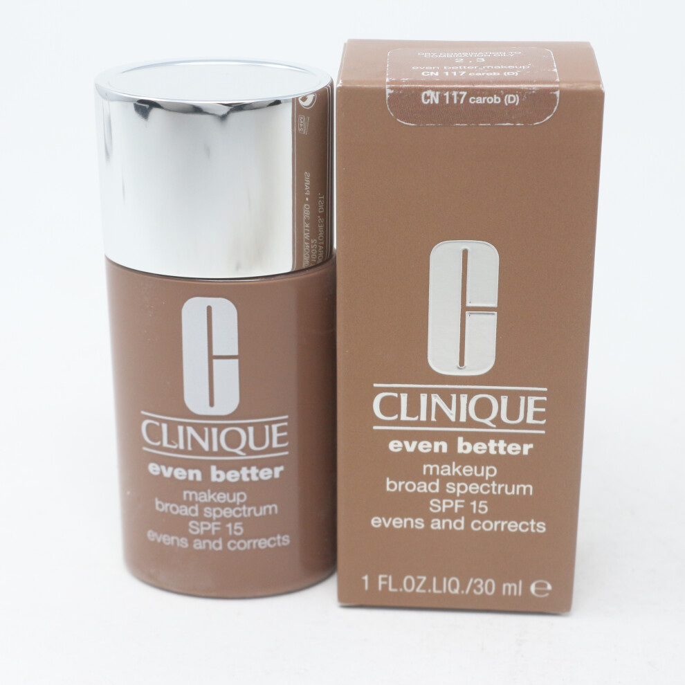 (117 Carob) CLINIQUE MAKEUP - EVEN BETTER MAKEUP FOUNDTION SPF15 30ML