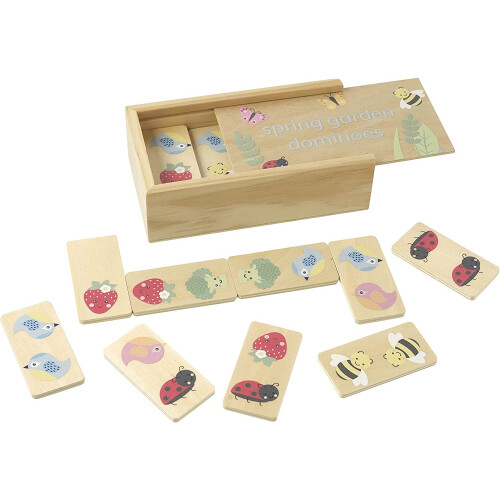 Orange Tree Toys Spring Garden Dominoes