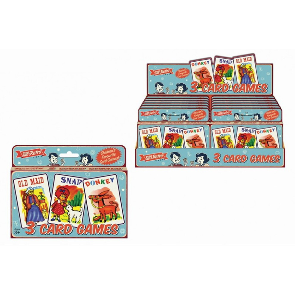 Kandy Toys 12 Packs Of Retro Card Games