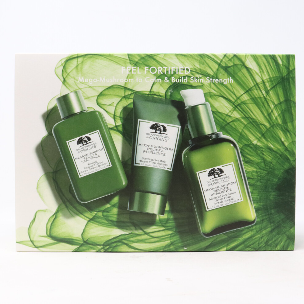 Origins Feel Fortified Mega-Mushroom To Calm & Build Skin Strength New With Box