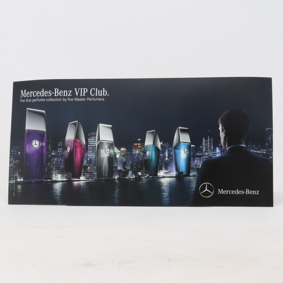 Mercedes-Benz Vip Club Perfume Sample Card  / New