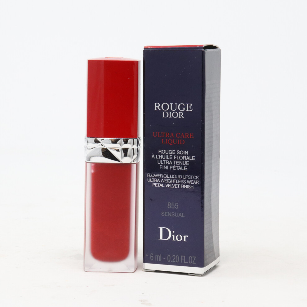 (855 Sensual) Dior Rouge Dior Ultra Care Liquid Lipstick  0.2oz/6ml New With Box