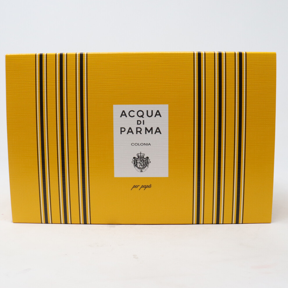 Acqua Di Parma Colonia Per Papa Eau De Cologne 3-Pcs Set  / New With Box