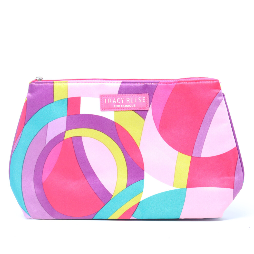 Clinique Tracy Reese For Clinique Colorful Circles Cosmetic Bag  / New