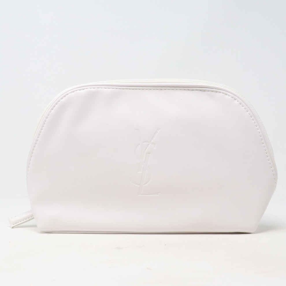 Yves Saint Laurent White Pouch  / New