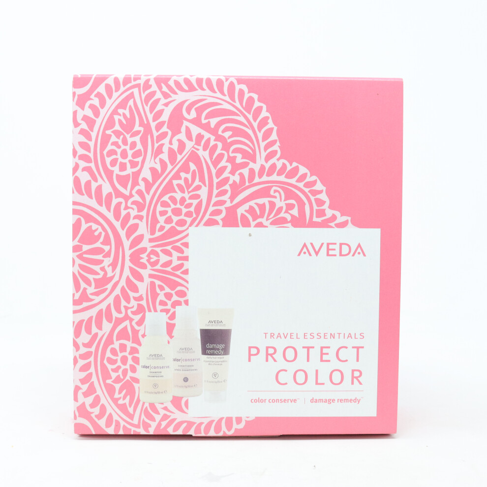 Aveda Travel Essentials Protect Color 3 Pcs Set  / New With Box