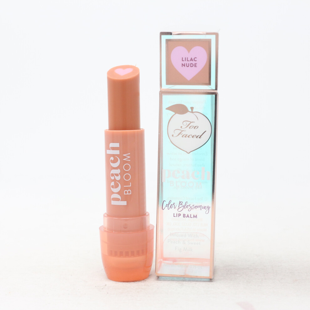 Too Faced Peach Bloom Color Blossoming Lip Balm  0.15oz/15g New With Box