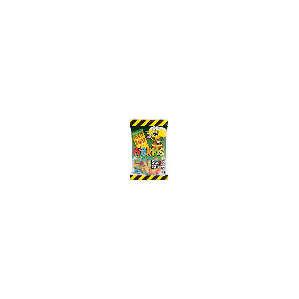 Toxic Waste Worms Sour Candy Bag 142G