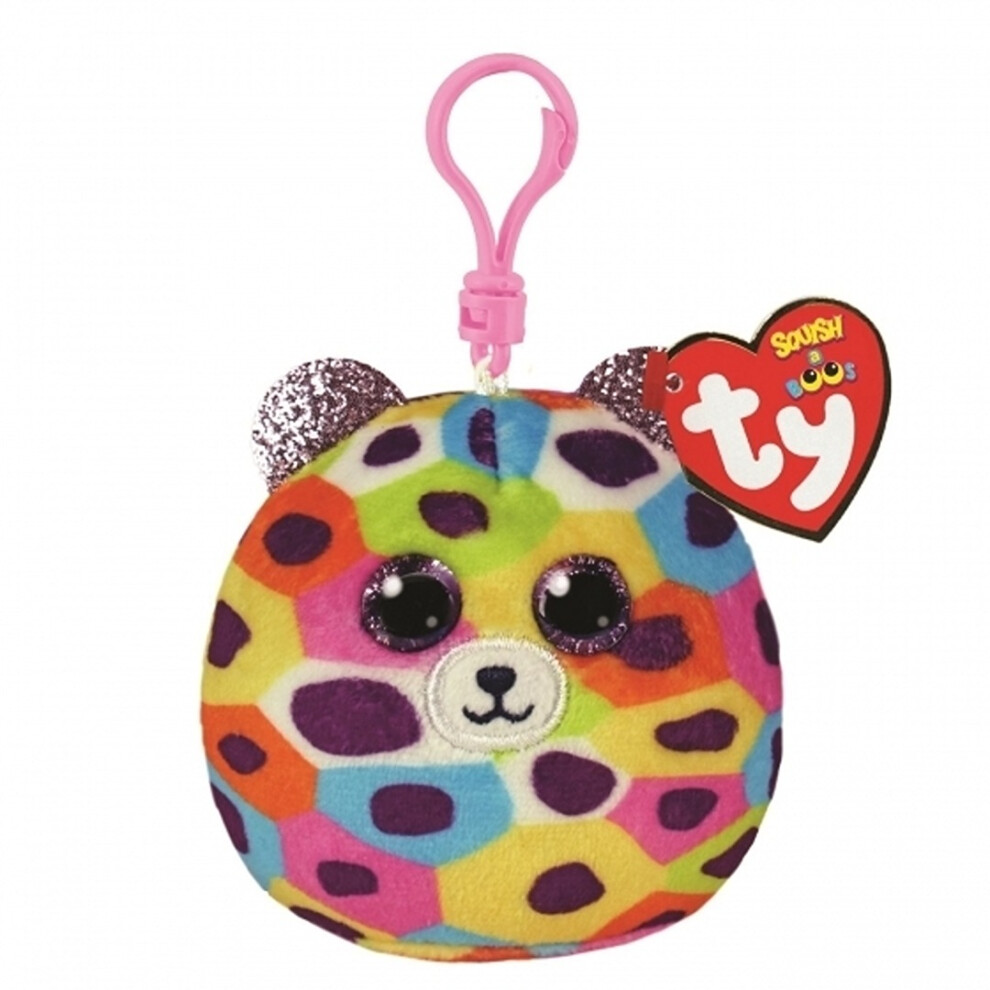 Ty Giselle Leopard Squishy Beanie Clip