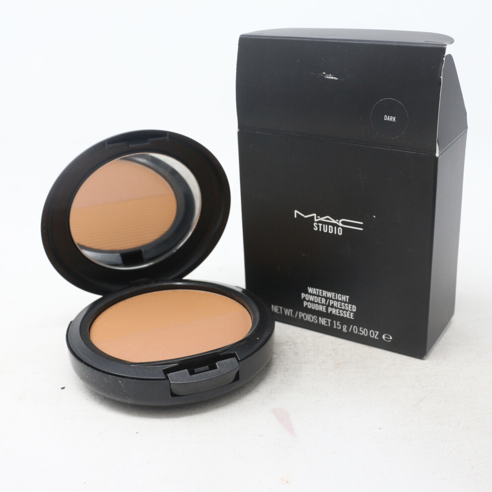 (Dark) Mac Waterweight Powder/Pressed  0.5oz/15g New With Box