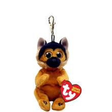 TY Beanie Bellies Key Clip Ace German Shepherd 10cm