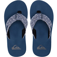 (13K UK, Blue 2) Quiksilver Boys Kids Monkey Abyss Summer Beach Thongs Sandals Flip Flops