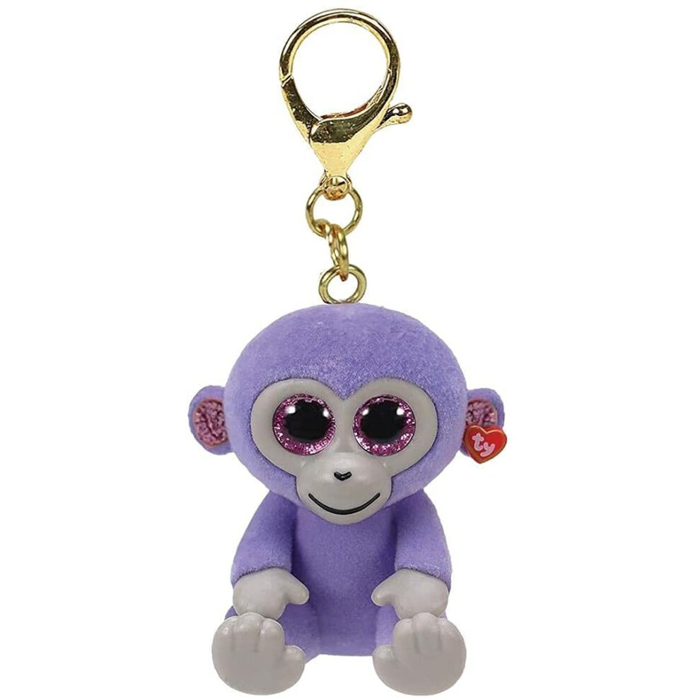 Ty Grapes The Monkey Mini Boo Key Clip