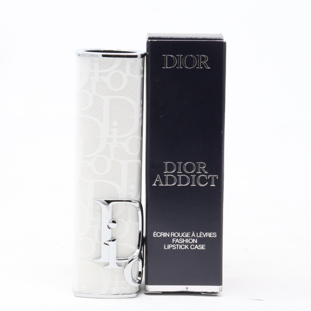 (White Canvas) Dior Addict Empty Lipstick Case  / New With Box