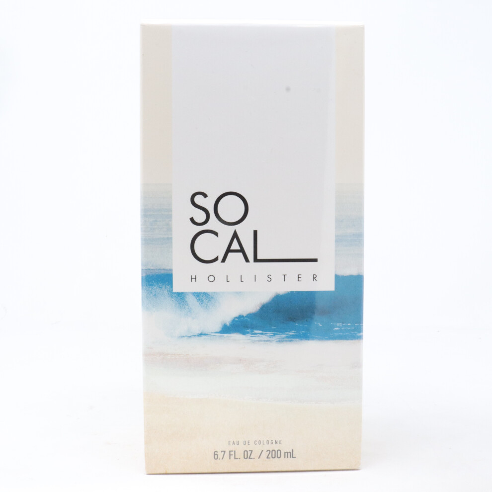 Hollister So Cal Eau De Cologne  6.7oz/200ml New With Box