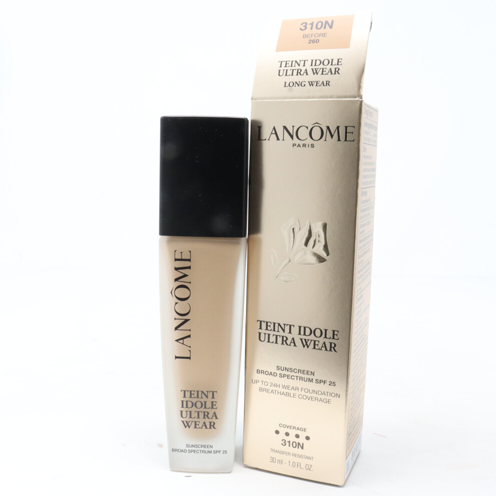 (310N Before 260) Lancome Teint Idole Ultra Wear Spf25 Foundatin  1.0oz/30ml New With Box