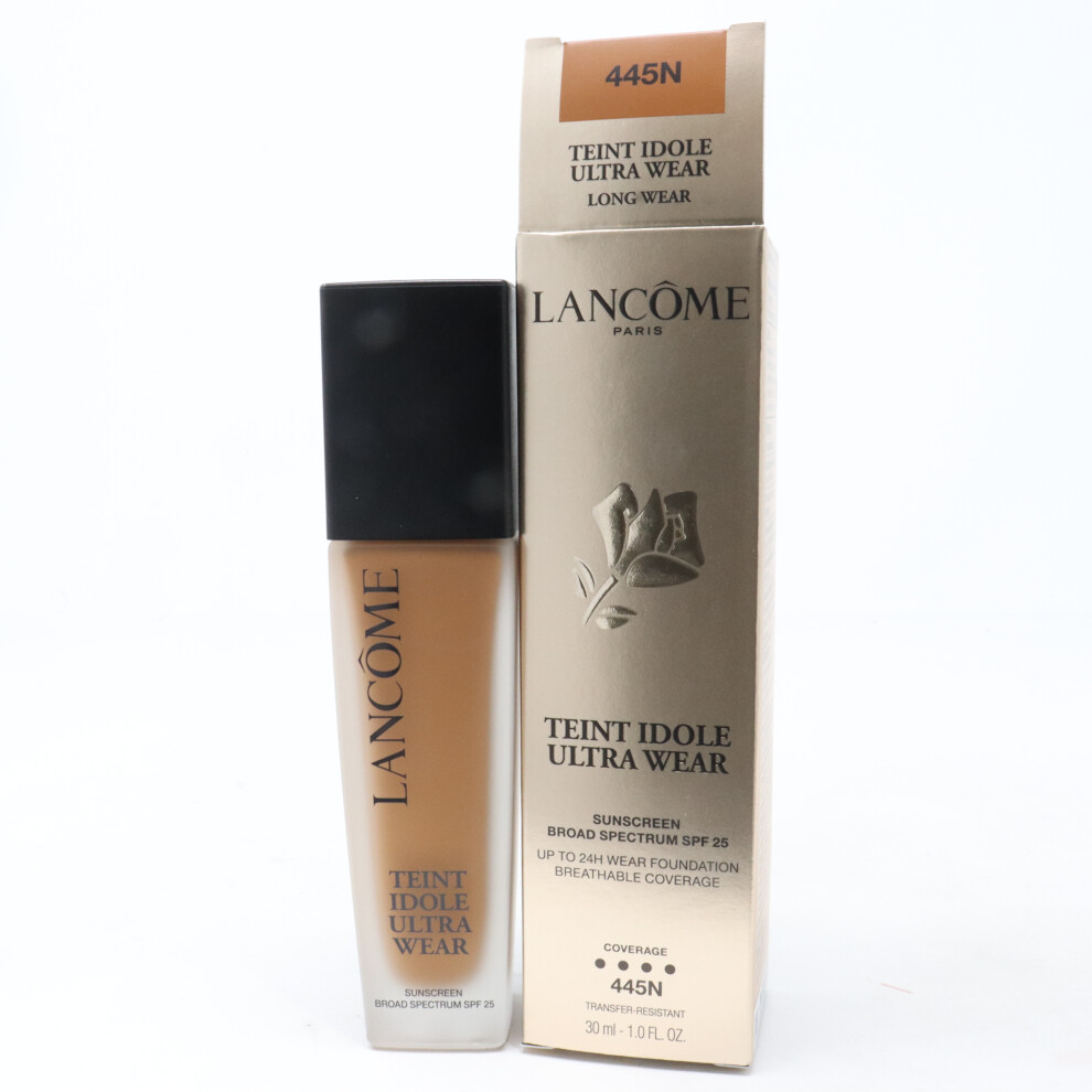 (445N) Lancome Teint Idole Ultra Wear Spf25 Foundatin  1.0oz/30ml New With Box
