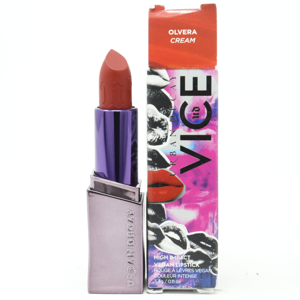 (Olvera (Cream)) Urban Decay Vice High Impact Lipstick  0.11oz/3.4g New With Box