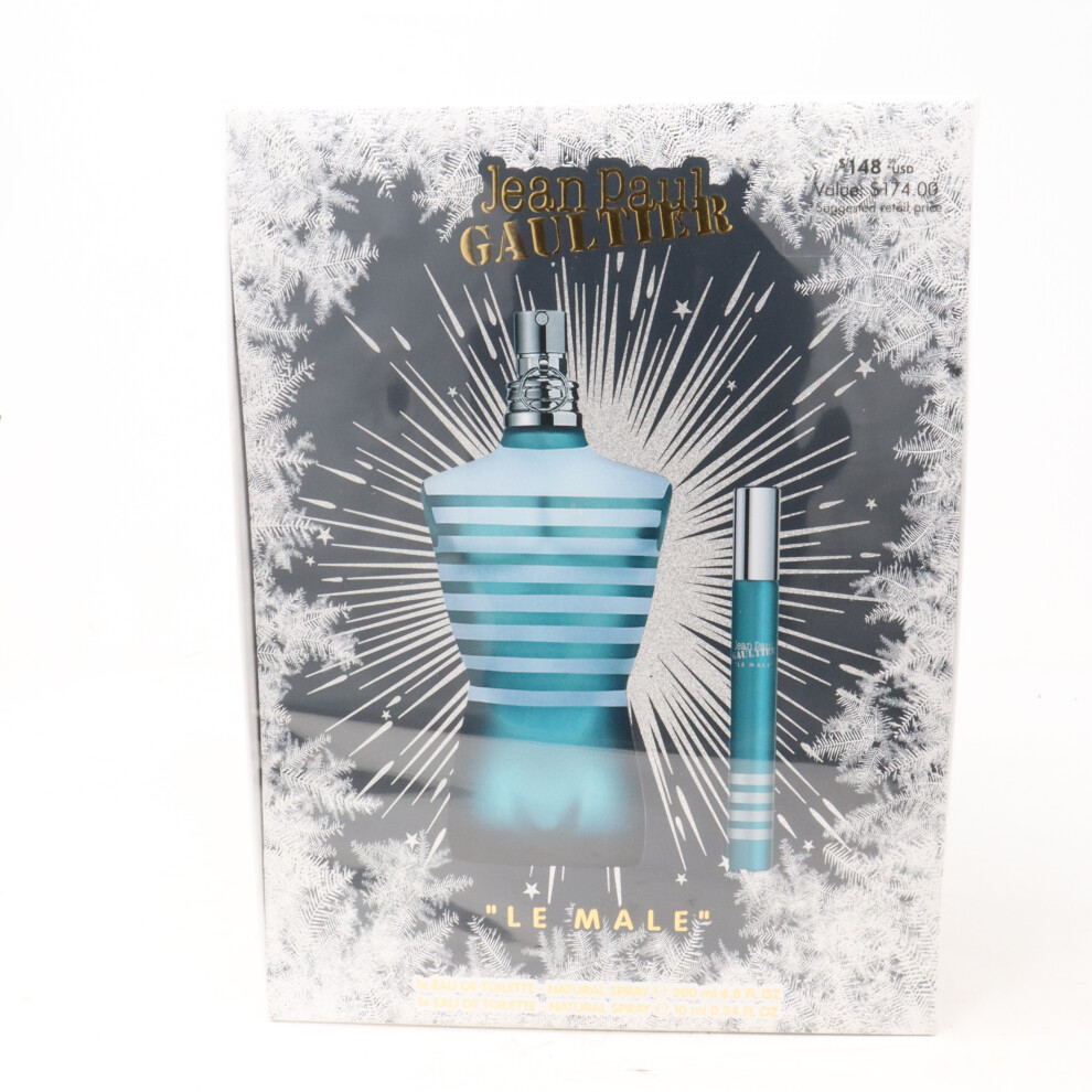 Jean Paul Gaultier Le Male Eau De Toilette 2-Pcs Gift Set  / New With Box