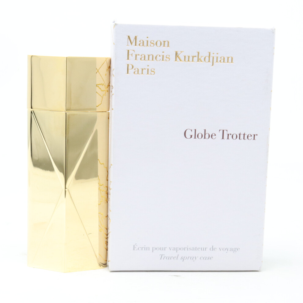 Maison Francis Kurkdjian Globe Trotter Travel Spray Case Gold Edition New