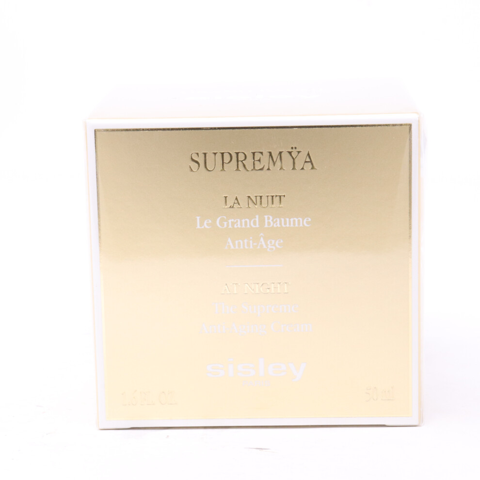 Sisley Supremya At Night The Supreme Anti-Aging Cream  1.6oz/50ml New With Box