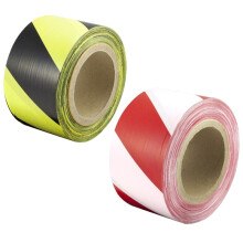 Yuzet Barrier Warning Tape NON Adhesive Red/White Black/Yellow 75mm x 500m