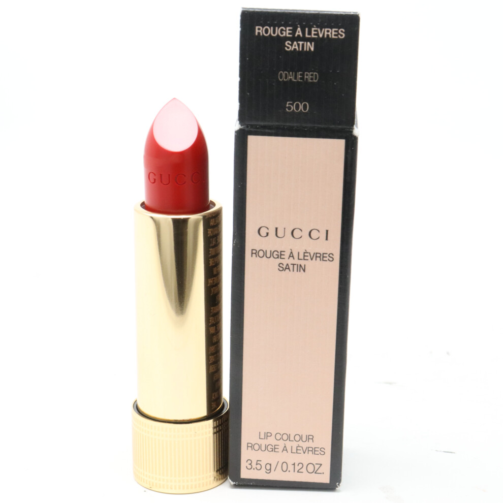 (500 Odalie Red Stain) Gucci Rouge  A Levres Lip Colour  0.12oz/3.5g New With Box