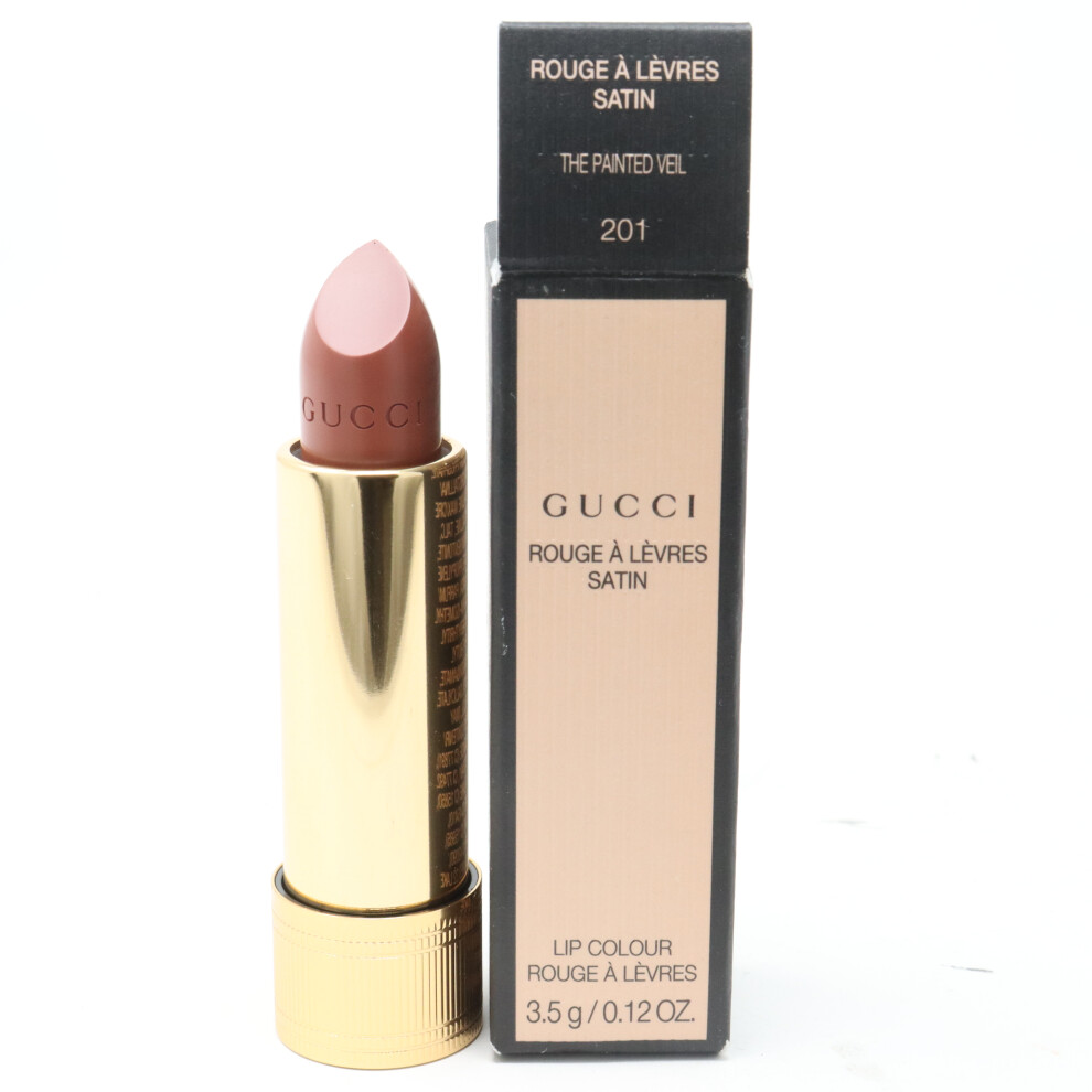 (201 The Painted Veil Stain) Gucci Rouge  A Levres Lip Colour  0.12oz/3.5g New With Box