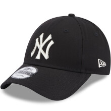 New Era Womens New York Yankees Metallic Logo 9FORTY Baseball Cap - Black