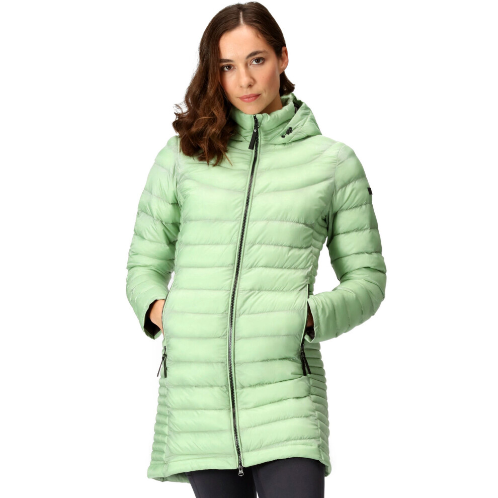 (8, Quiet Green) Regatta Womens Andel III Lightweight Insulated Parka Jacket