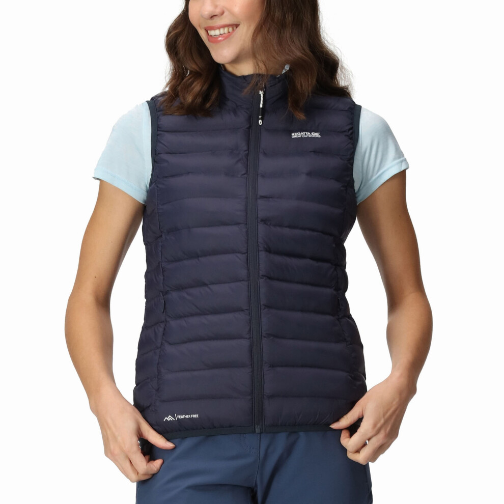 (8, Navy Sea) Regatta Womens Marizion Baffled Padded Bodywarmer Gilet - Navy Sea
