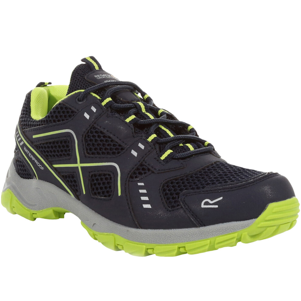 Regatta (7 Uk, Navy/Limepunch) Mens Vendeavour Waterproof Ankle Hiking Trail Walking Boots Blue
