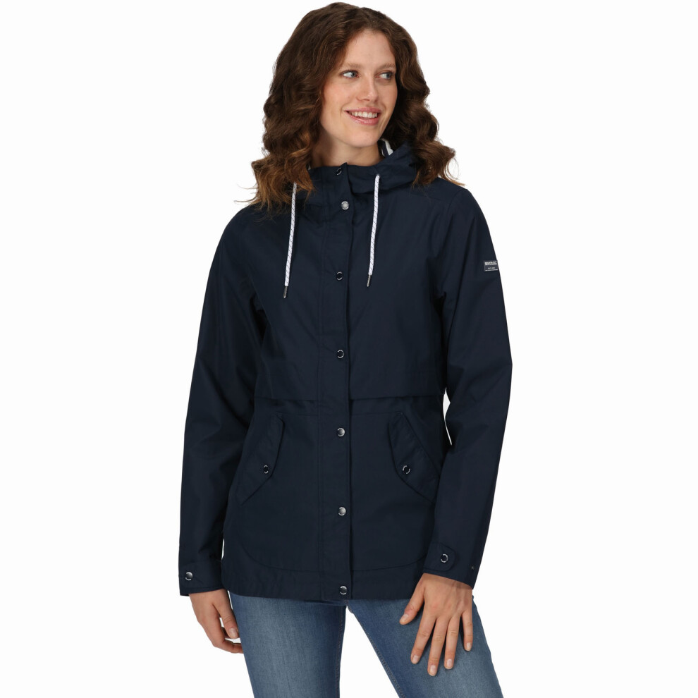 (10, Navy) Regatta Womens Bayla Giovanna Fletcher Collection Waterproof Hooded Jacket Coat