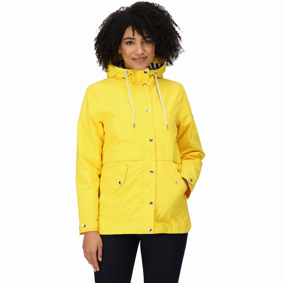 (8, Maize Yellow) Regatta Womens Bayla Giovanna Fletcher Collection Waterproof Hooded Jacket Coat