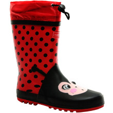 (11K UK, Ladybird) Regatta Kids Mudplay Animal Outdoor Walking Wellington Boots Rain Boots Wellies