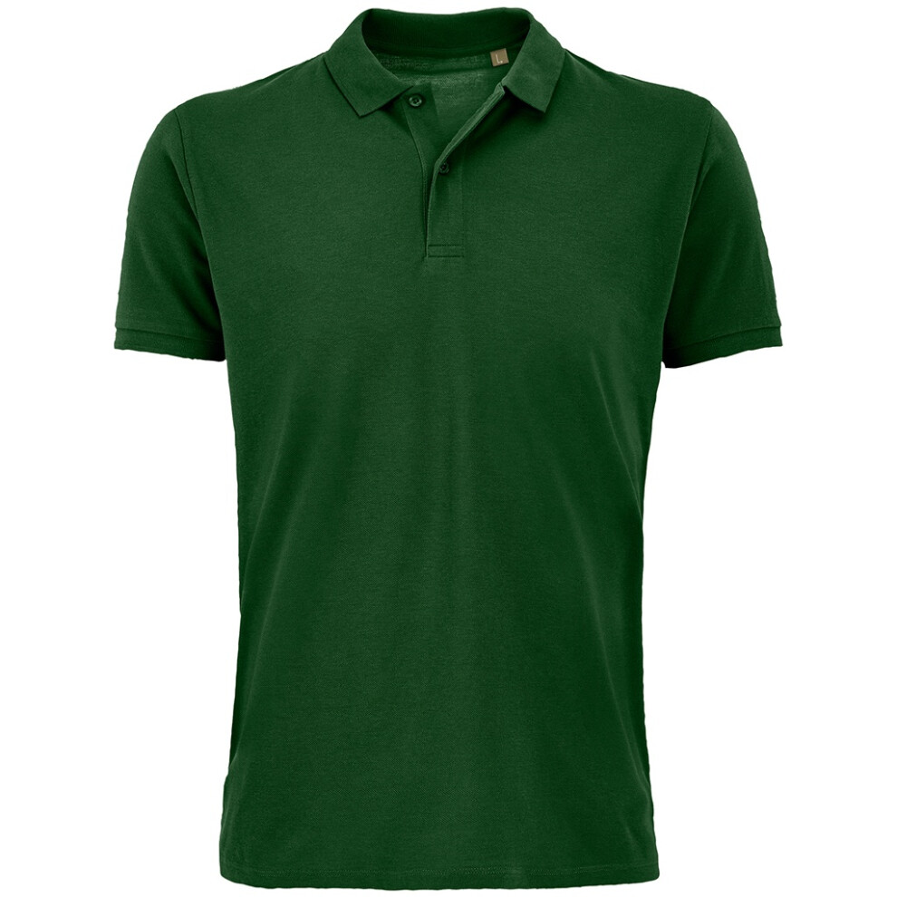 Sols Men's Green (3Xl, Bottle ) Planet Pique Organic Polo Shirt